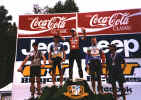 Marc Brooks (Ross) is 1st, Sean Miller (GT) is 2nd, Aaron Faust (IBIS) is 3rd, Jason McLean (White Jersey) is 4th and Scott Poupore (Brew) is 5th. The win for Marc was his 8th national championship, since he was able to win both classes this year.